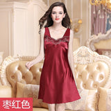Sexy Women Girl Sleep Lace Sleeveless Nightdress
