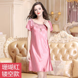 Sexy Women Girl Sleep Lace Sleeveless Nightdress