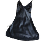 Women Sexy Silk Satin Night Dress Sleeveless