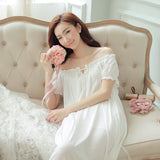 Women's Nightwear Cotton Short Sleeve sexy nightgown