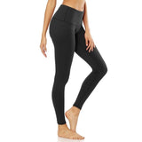 Elastic Waist Slim Stretch Sports Yoga Running Gym Workout Leggings
