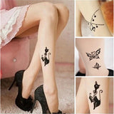 Pattern Printed Skin Color Party Holiday Pantyhose New