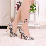 Pattern Printed Skin Color Party Holiday Pantyhose New