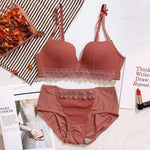 Modern Soft Cute Women Lace Lingerie Set