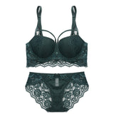 Embroidery Bra And Panty Set Underwear