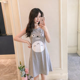 Girl Tops Summer New Women Sling Nightgown