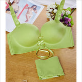 Sexy Seamless Bra Set Adjustable Comfortable