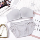 Seamless Bra and Panty Set Fashion Underwear