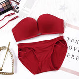 Seamless Bra and Panty Set Fashion Underwear