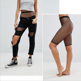 Women sexy 1/3 fishnet pantyhose